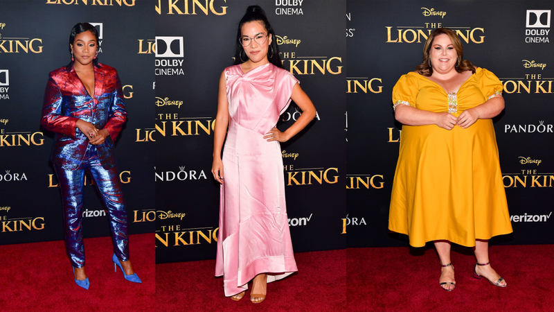 Illustration for article titled All the Animal Print, Metallics, Feathers and Beyoncé at The Lion King Premiere